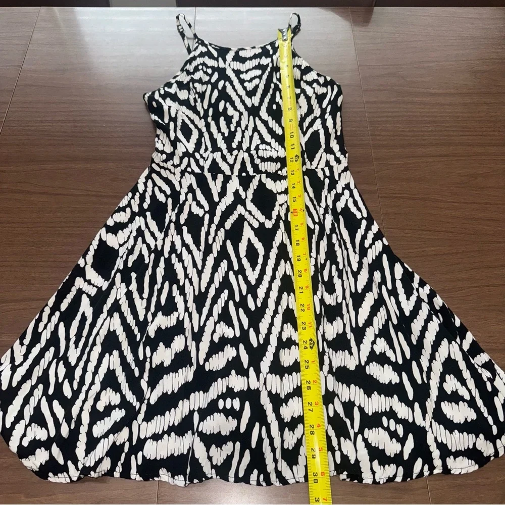 Aeropostale Dress Womens S Abstract‎ Tribal Fit & Flare Smocked Sundress Halter